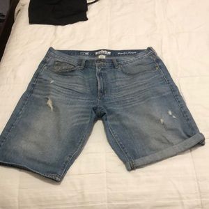 men’s denim shorts